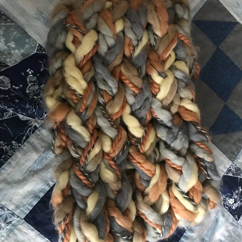 Handmade Knitted Infinity Scarf